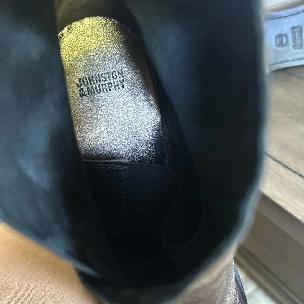 Johnston & Murphy Dark Brown Ankle Booties - Picture 9 of 10